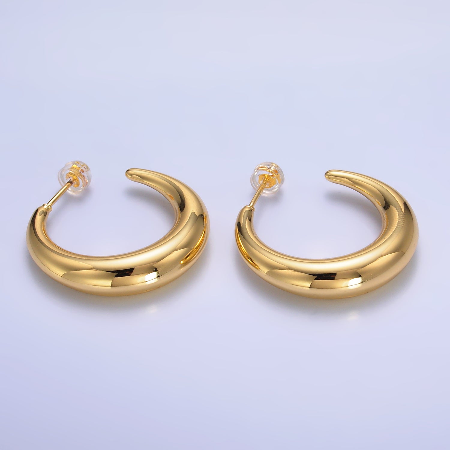 Gold Minimalist Gold or Silver Dainty Posts EA-0183 EA-0184