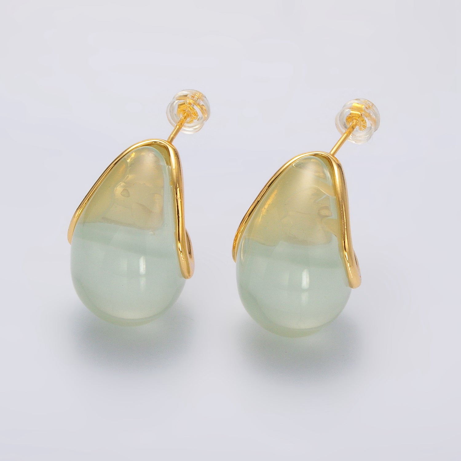 Gold Chunky Gold Aventurine and Other Gemstones Posts EA-0195 to EA-0204