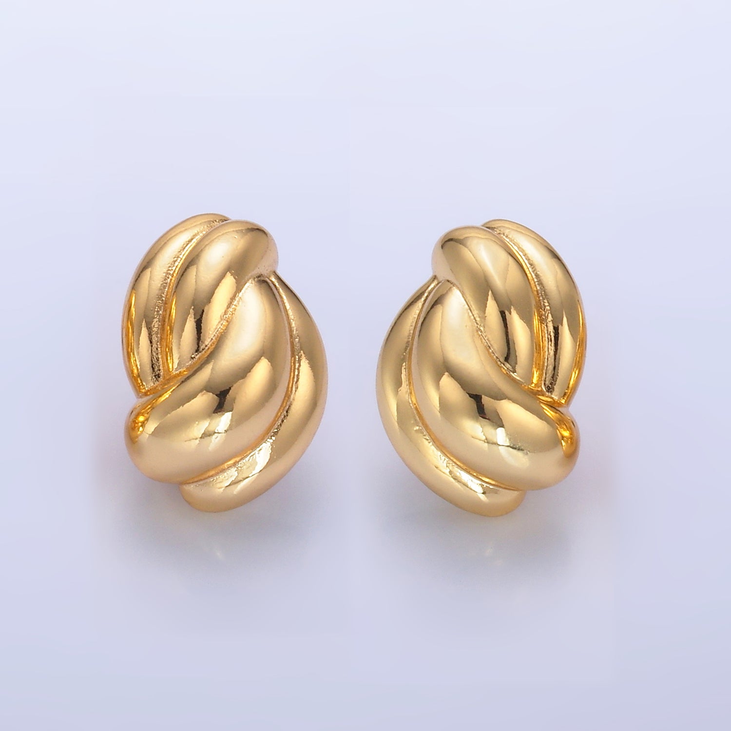 Gold Chunky Gold or Silver Statement Studs EA-0212 EA-0213