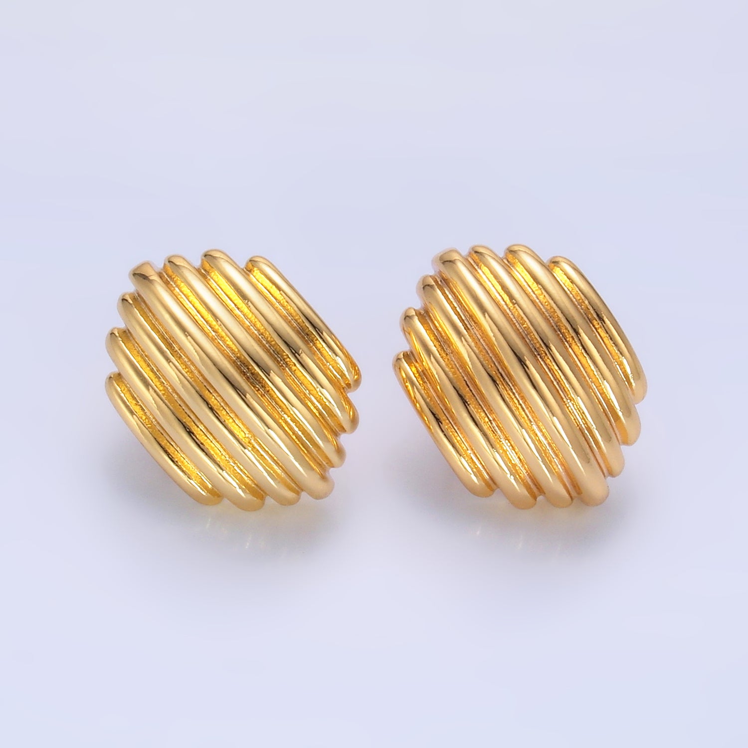 Gold Chic Gold or Silver Statement Studs EA-0216 EA-0217