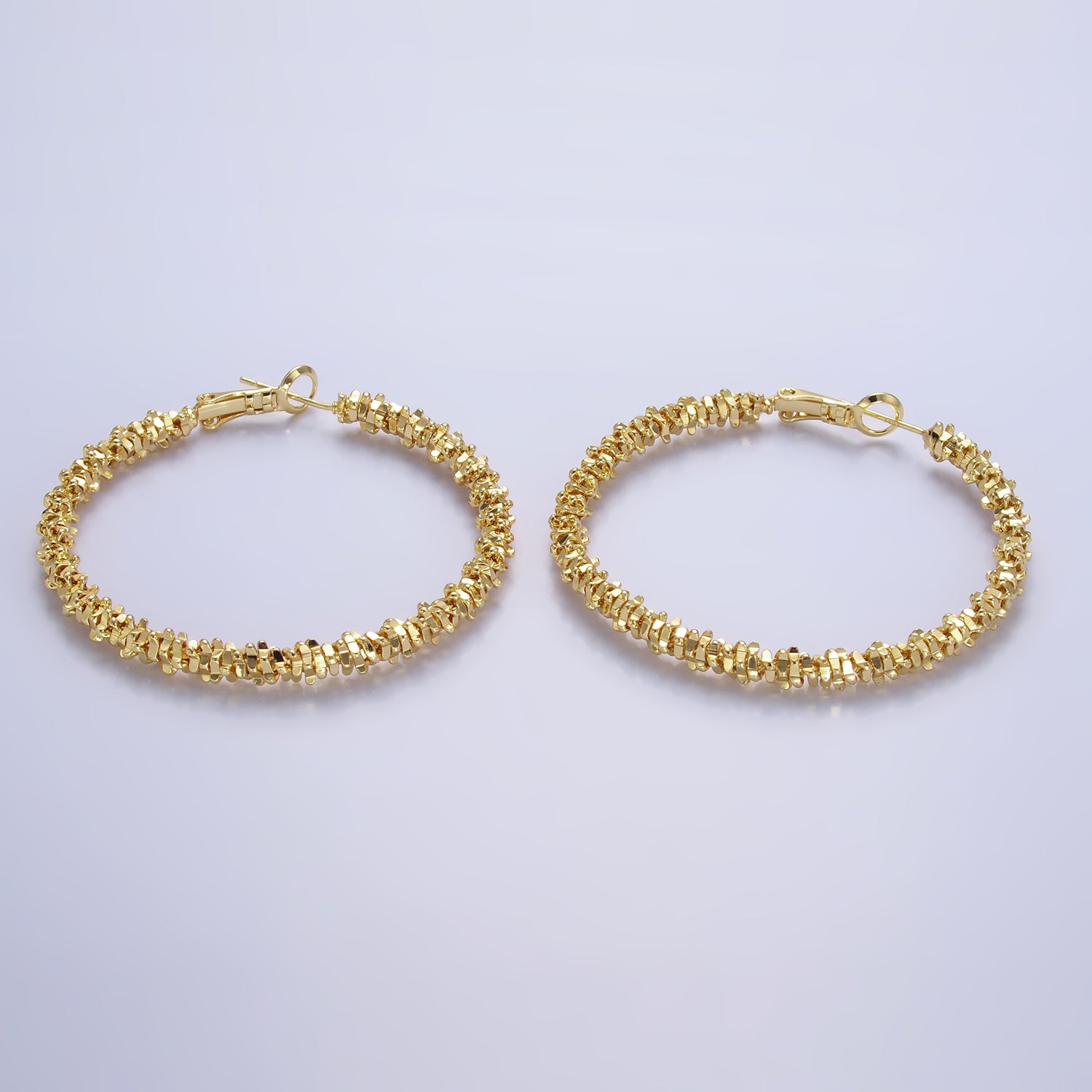 Gold Statement Gold Geometric Earring ✦ EA-0227