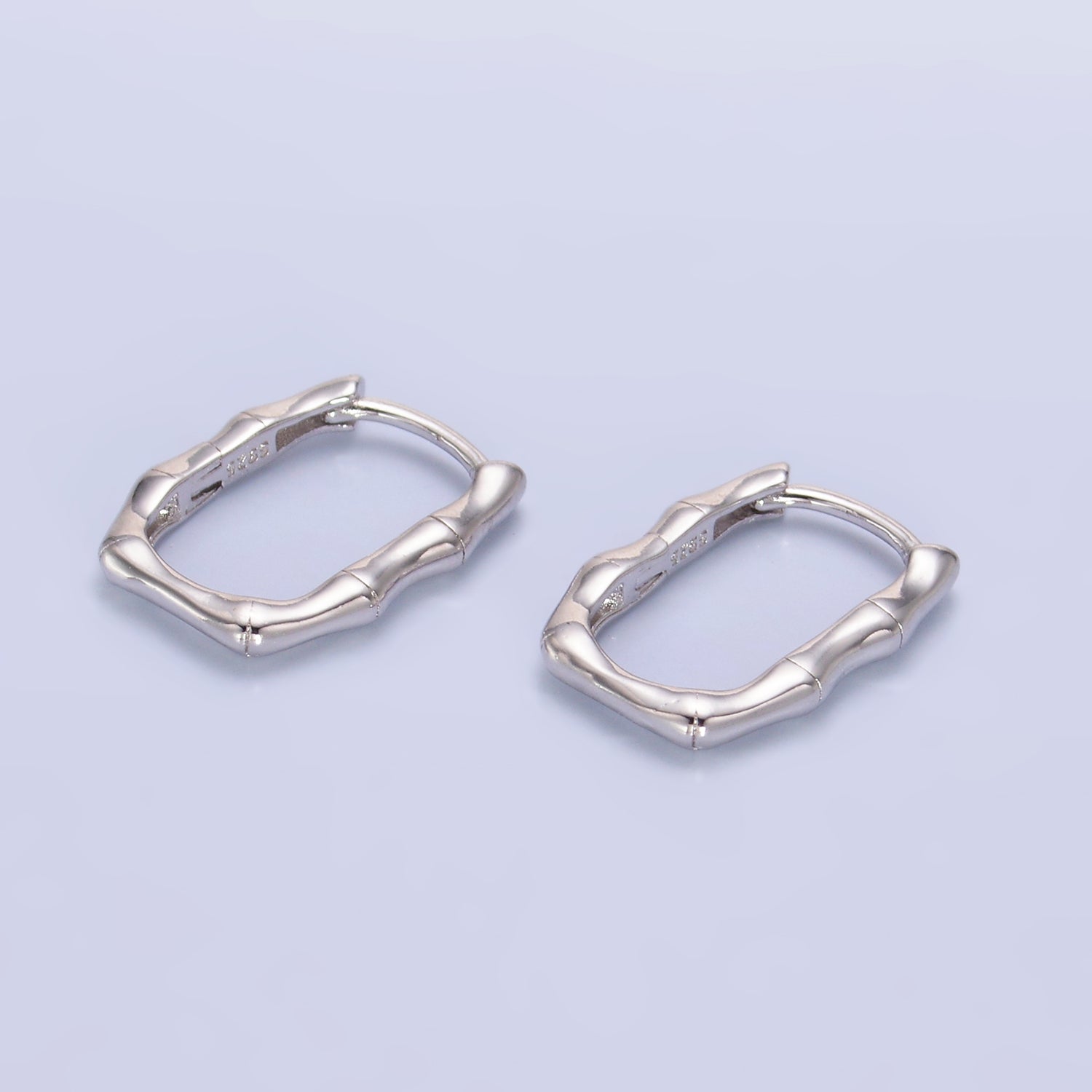 Dainty Sterling Silver Minimalist Huggies ✦ EA-SL550