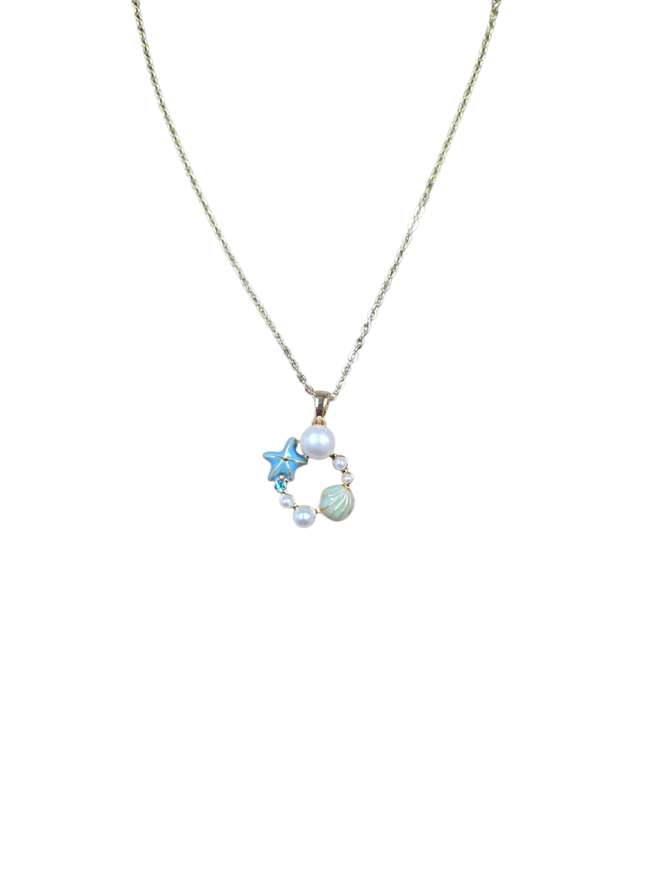 Star Fish Clam Shell Dainty Chain ✦ NC-SJ0475