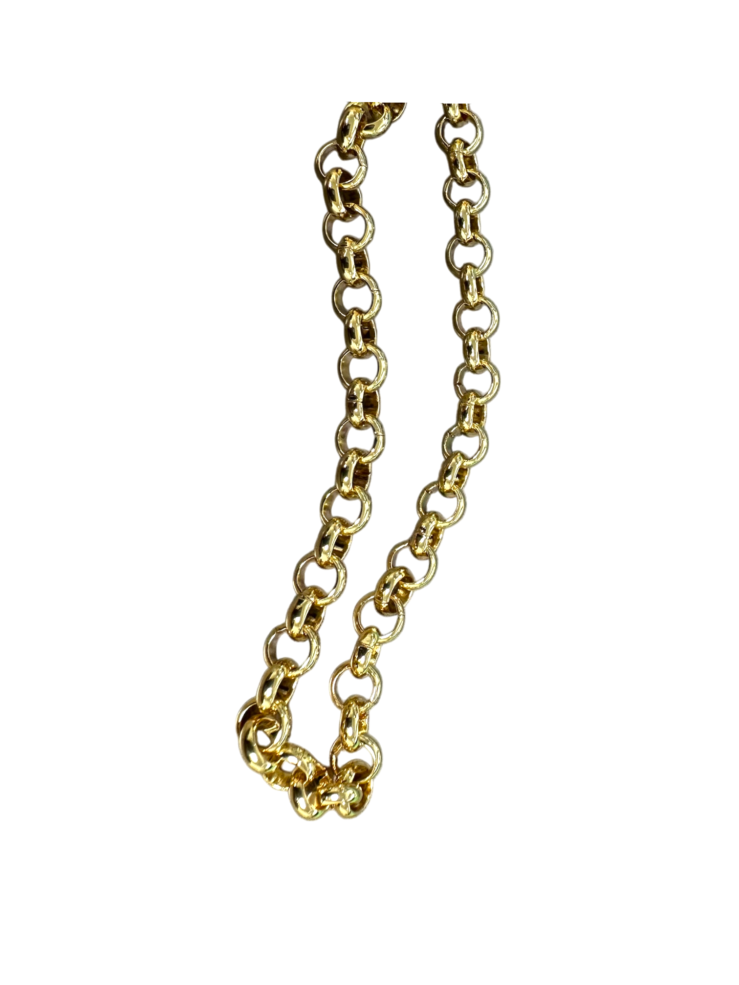 Layering Gold Loop chain necklace NC-SJ2128