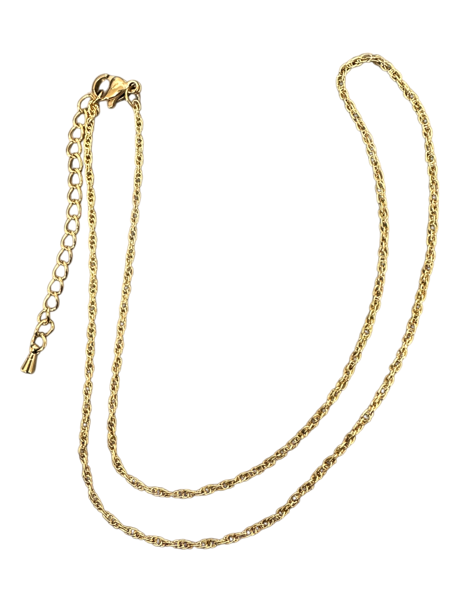 Singapore twist curb chain necklace NC-SJ2138