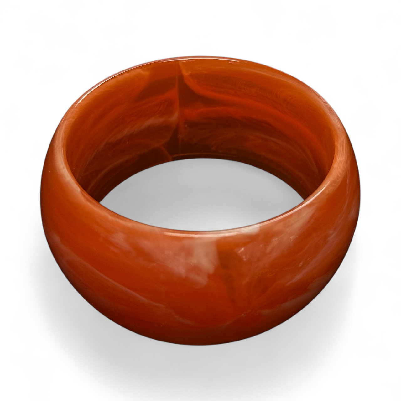 Resin marble effect Acrylic Wide Bangle Bracelet ✦ BA-21WA3413