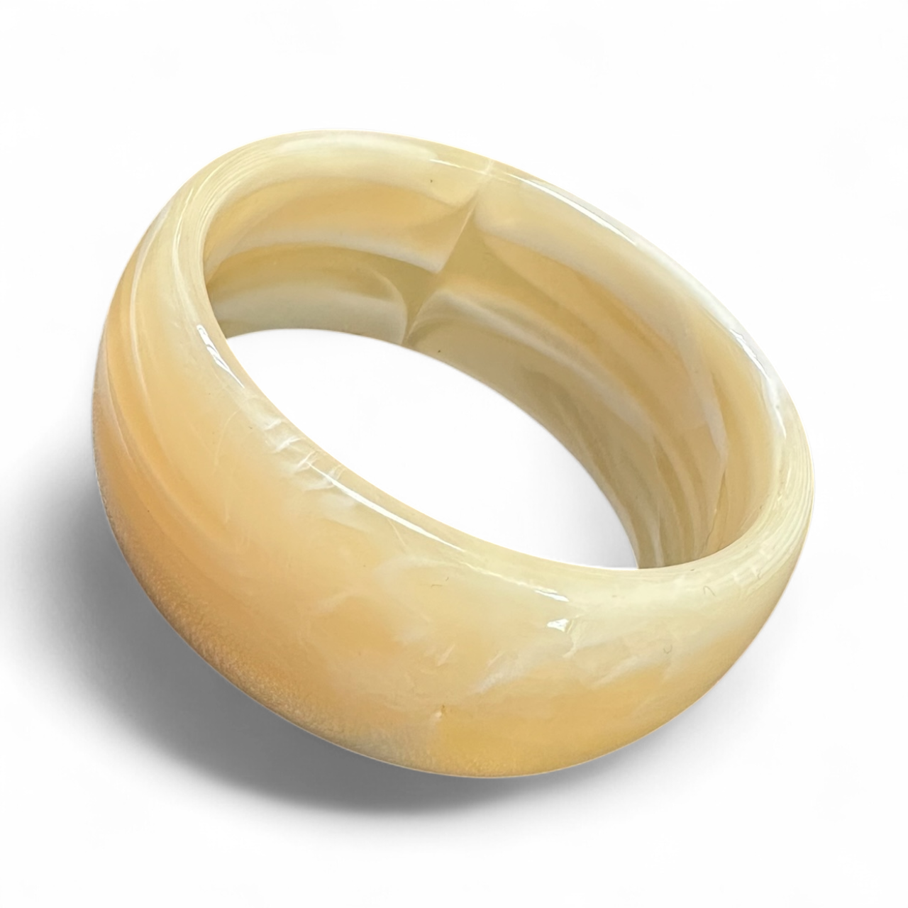 Resin Acrylic Wide Bangle Bracelet ✦ BA-21WA3439