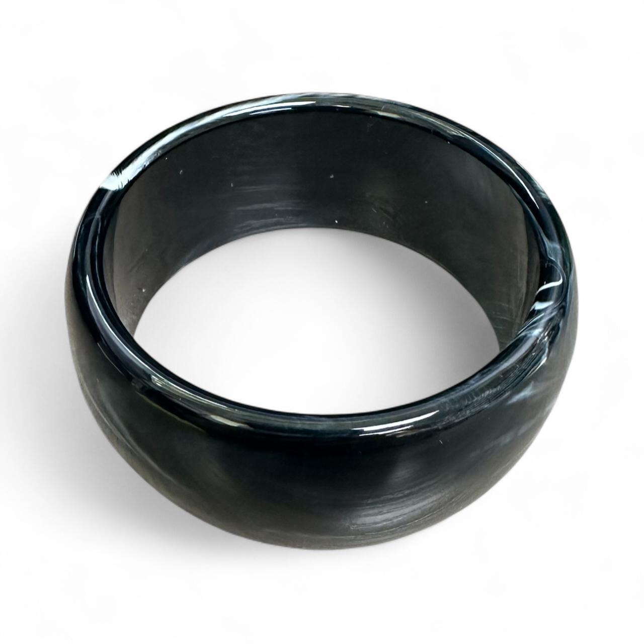 Resin Acrylic Wide Bangle Bracelet ✦ BA-21WA3431