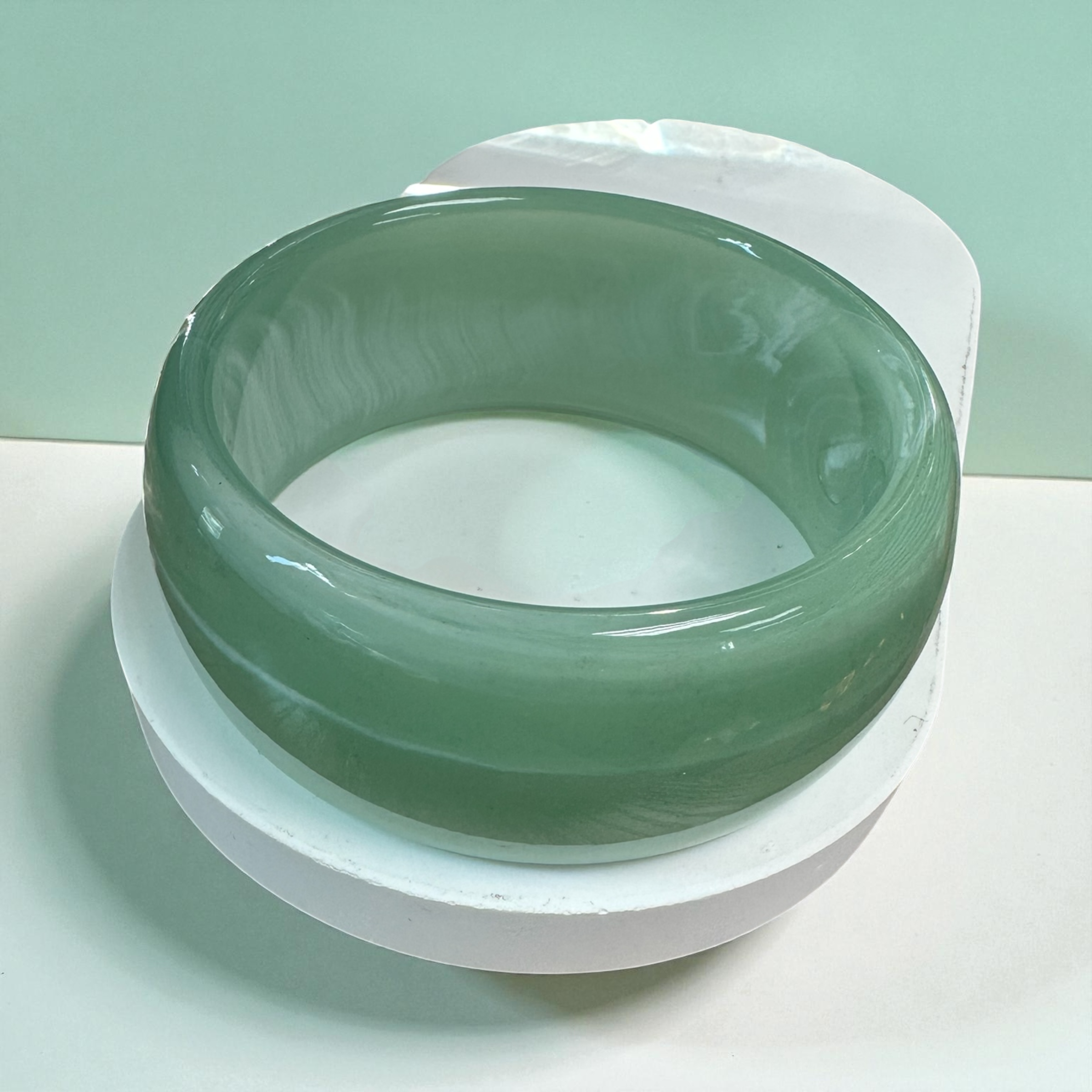 Resin Acrylic Wide Bangle Bracelet ✦ BA-21WA3440