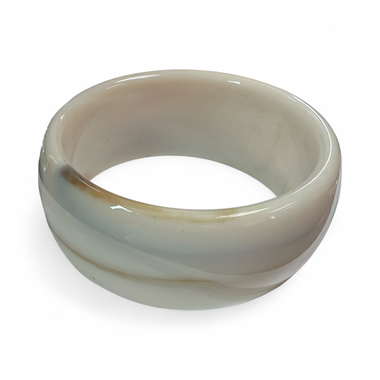 Resin Acrylic Wide Bangle Bracelet ✦ BA-21WA3438