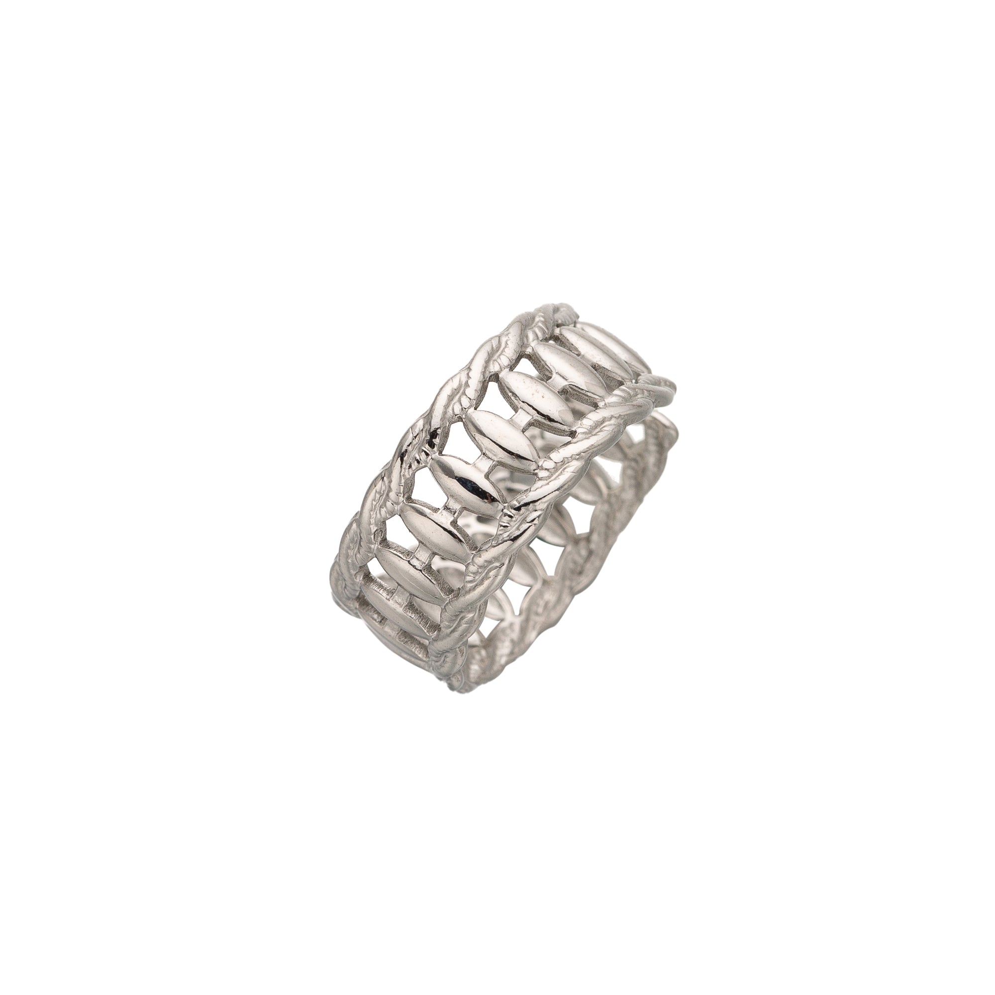 Bold Silver Chunky Stainless-Steel ✦ RI-0012