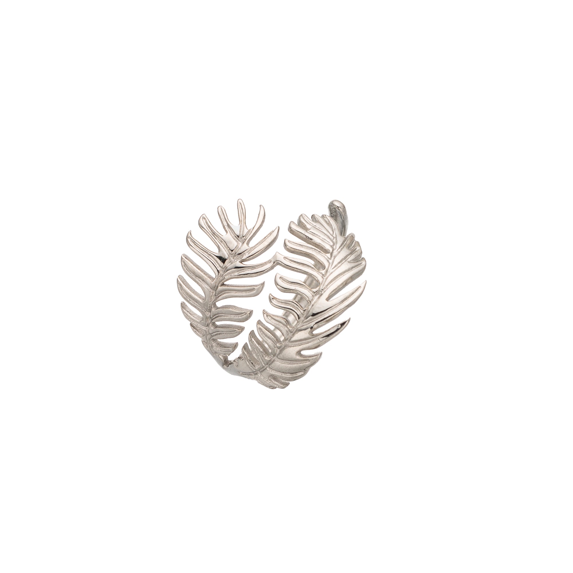 Leaf Silver Classic Stainless-Steel ✦ RI-0014