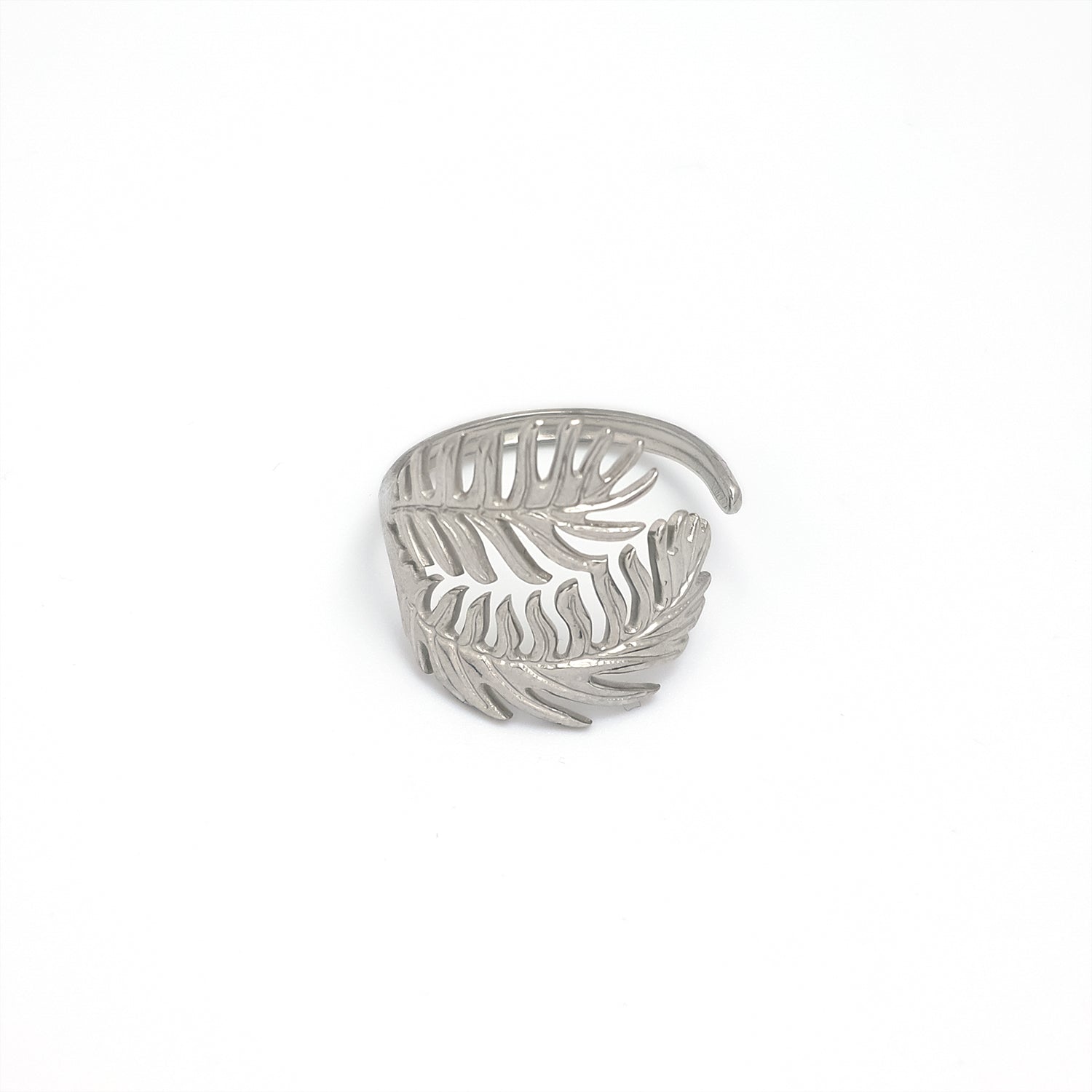 Leaf Silver Classic Stainless-Steel ✦ RI-0014