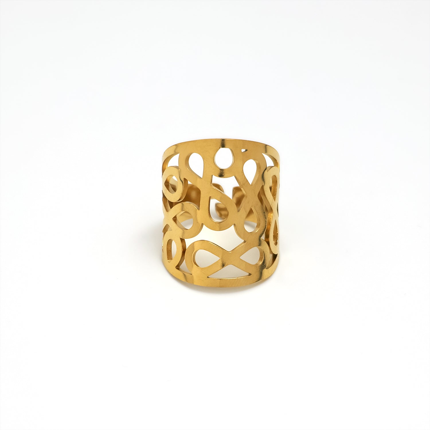 Infinity Gold Chunky Stainless-Steel ✦ RI-0015