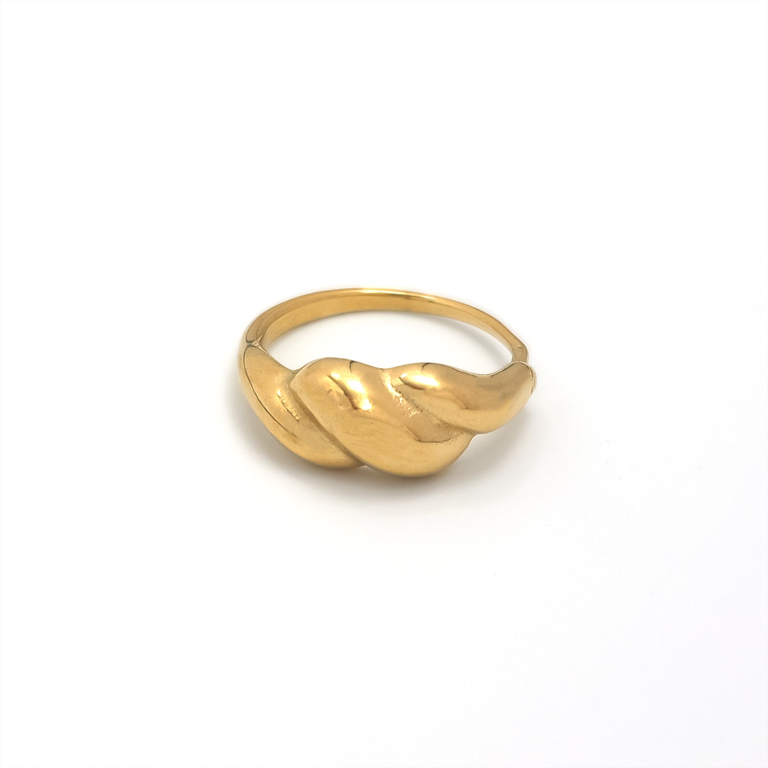 Gold Chunky Stainless Steel Minimalist Adjustable ✦ RI-0061