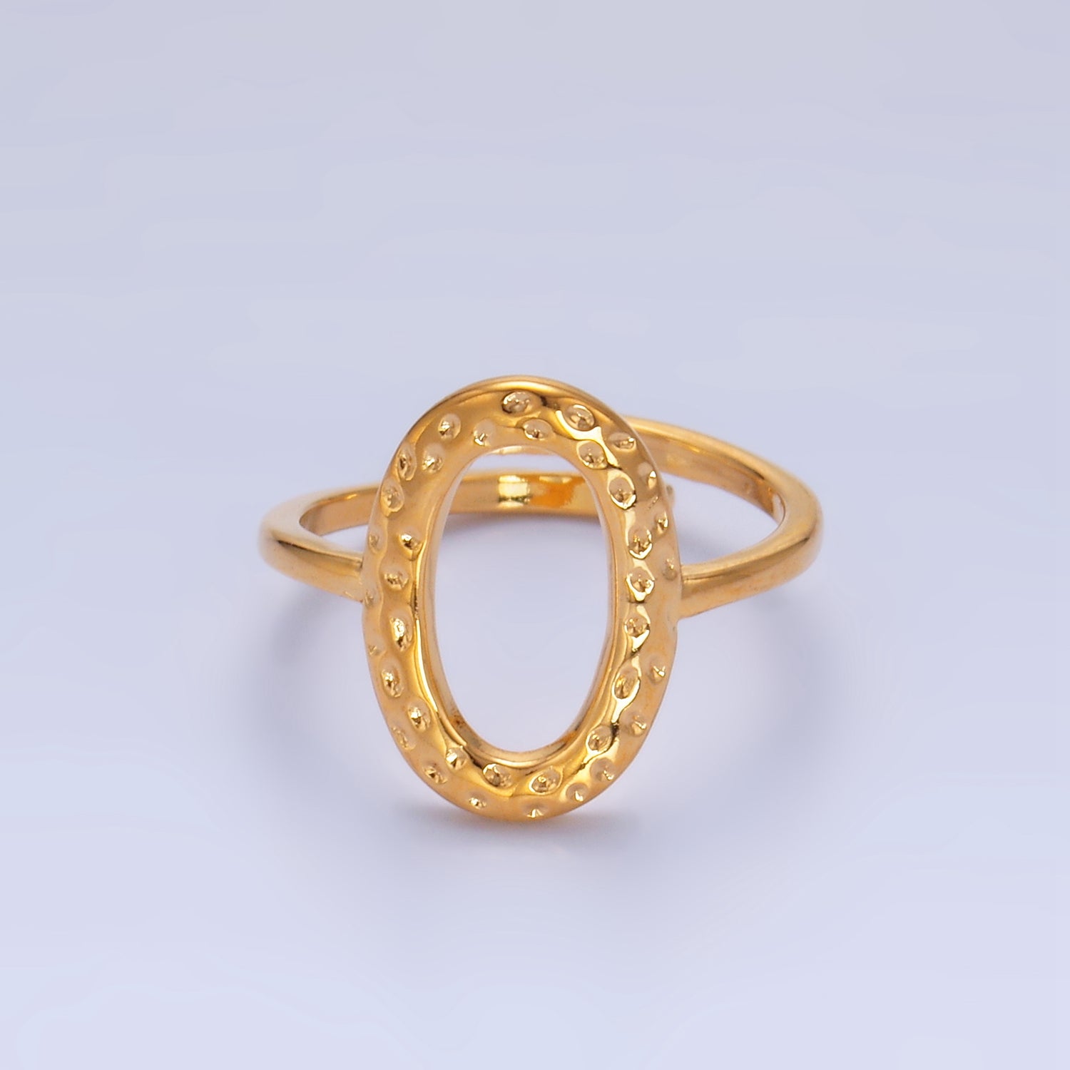 Gold Chic Gold Geometric Adjustable Ring-00124