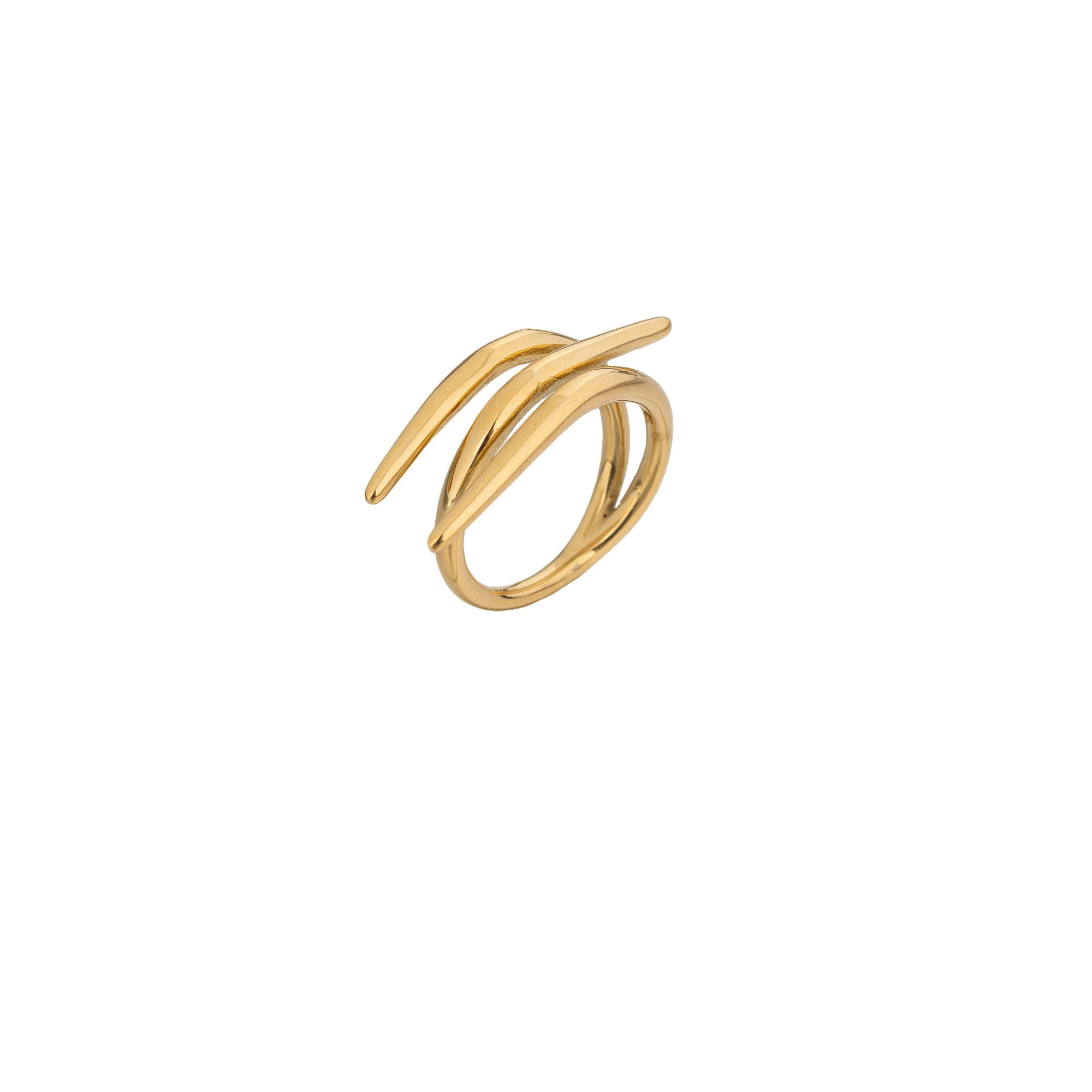 Gold Stacked Stainless Steel Minimalist Adjustable ✦ RI-0327