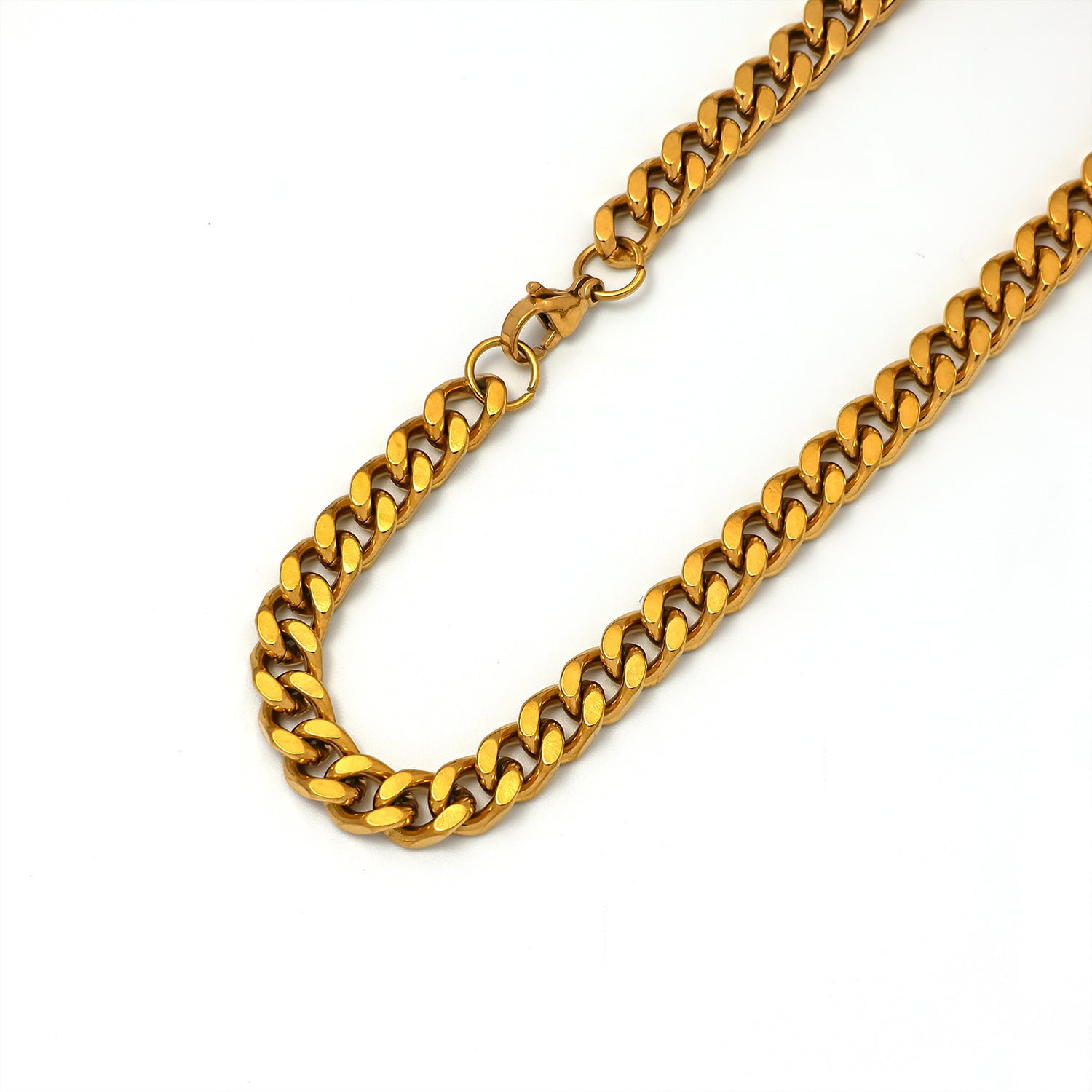 Gold Thick Stainless Steel Classic Cuban ✦ CN-0035