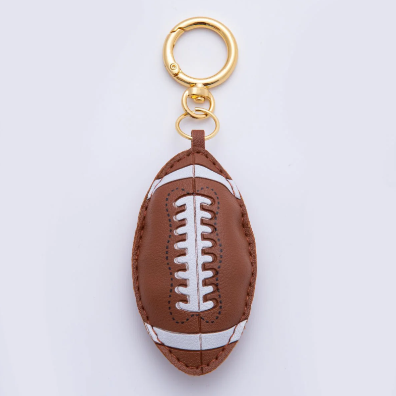 Pleather Football Sport Keychain Handmade Bag Charm ✦ BC-21WB097