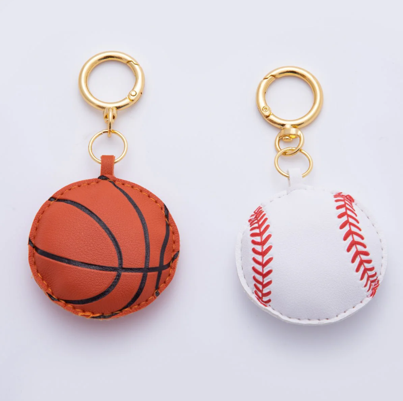 Baseball, Basketball Varsity Sport Bag Charm ✦ BC-21WB095 BC-21WB096