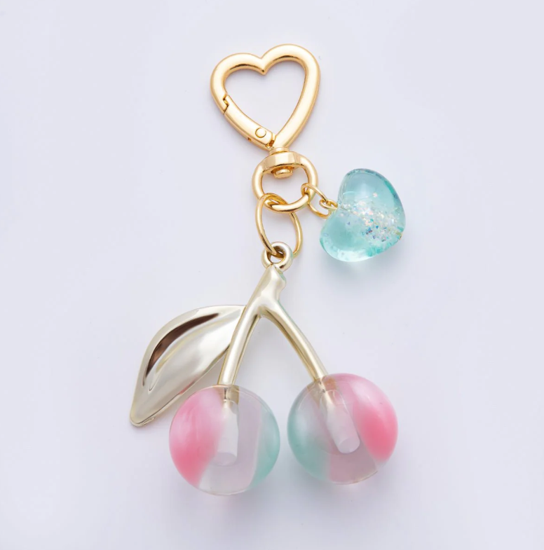 Cosmic Cherries bag charm, keychain ✦ BC-21WB007 - BC-21WB112