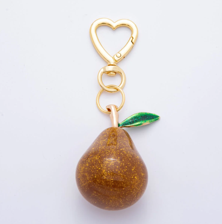 Pear Charm Bag Charm Heart Clip ✦ BC-21WB00113 - BC-21WB114