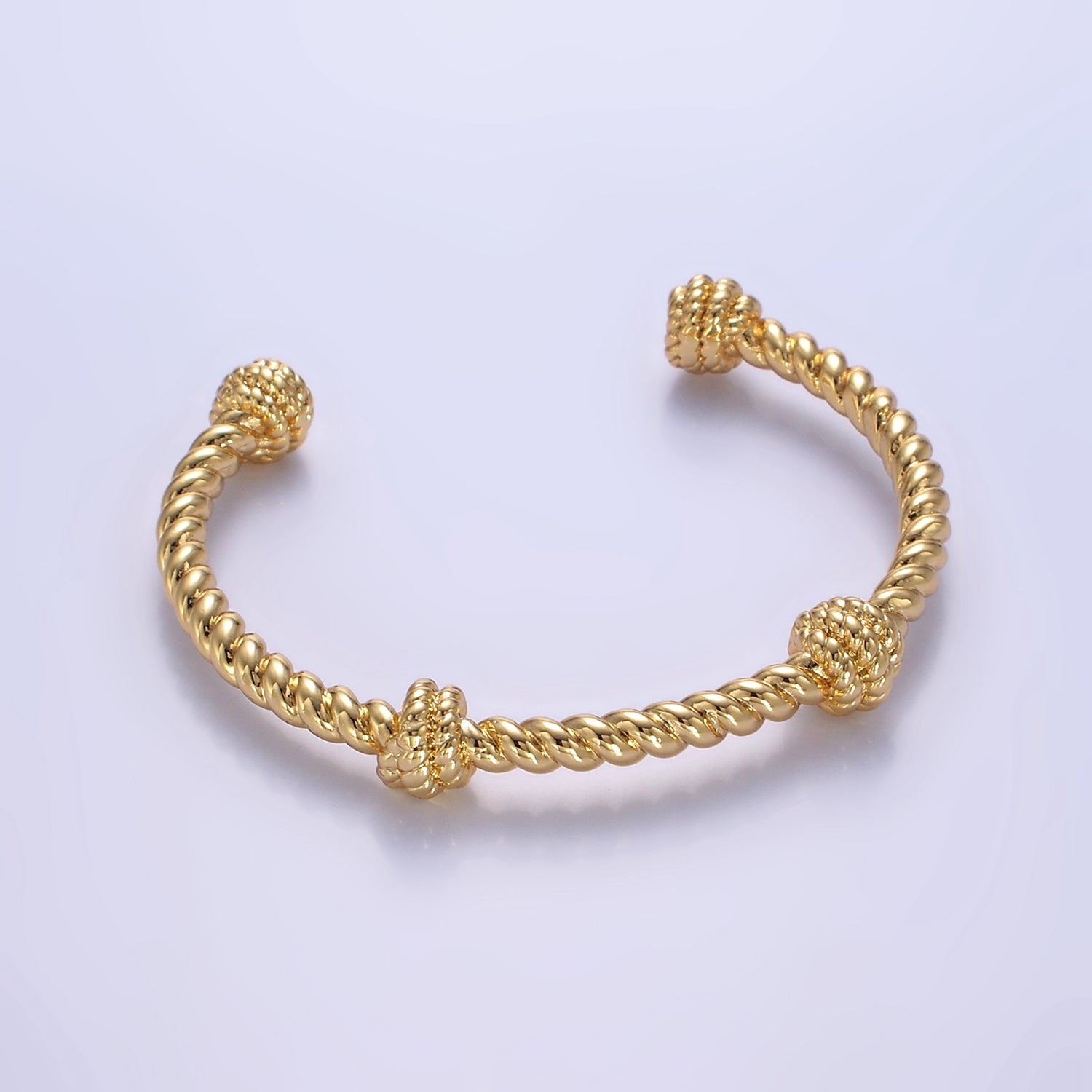 Dainty Knotted Cuff Bangle ✦ BR-21WA2518