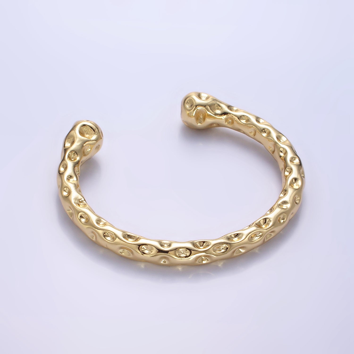 Gold Dotted Geometric Cuff Bracelet ✦  BR-21WA2523