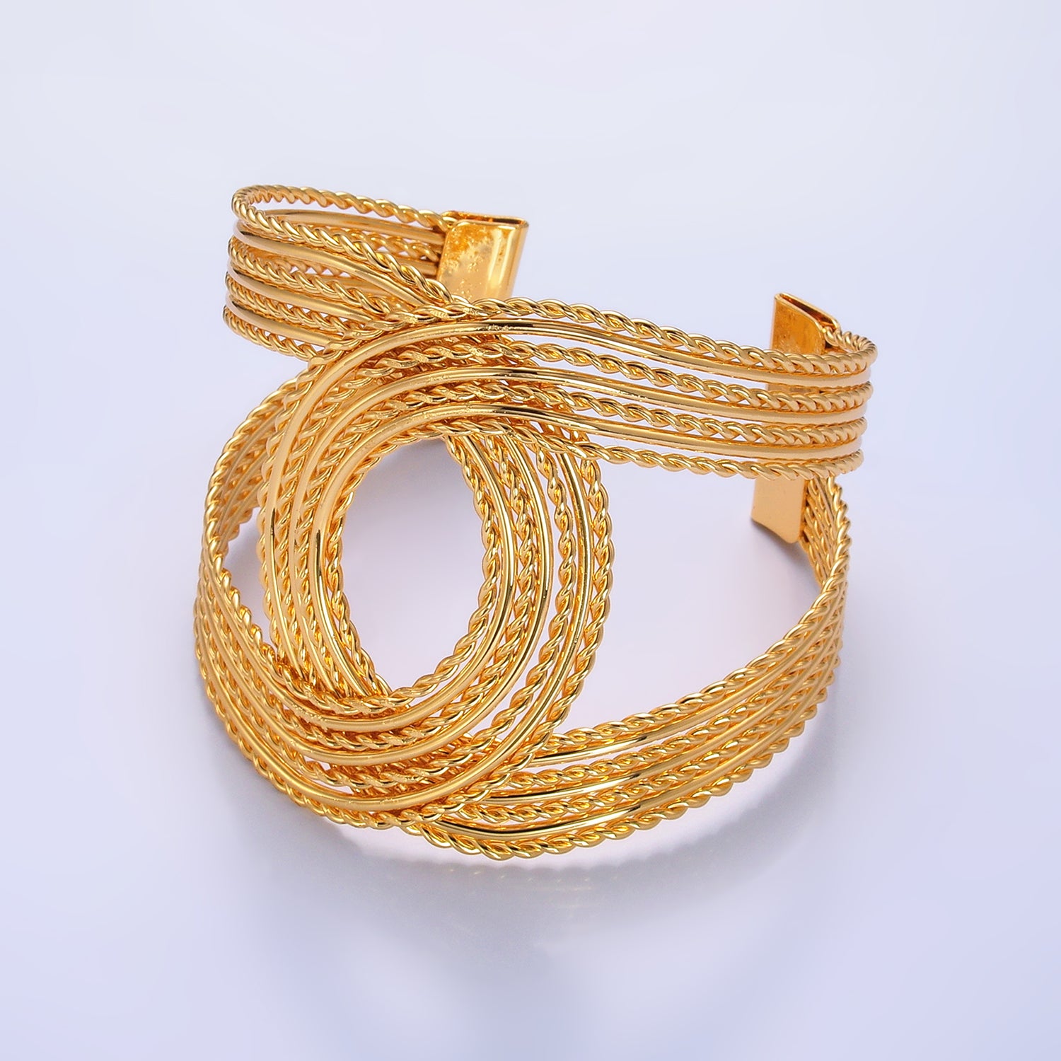 Gold Statement Gold Classic Cuff