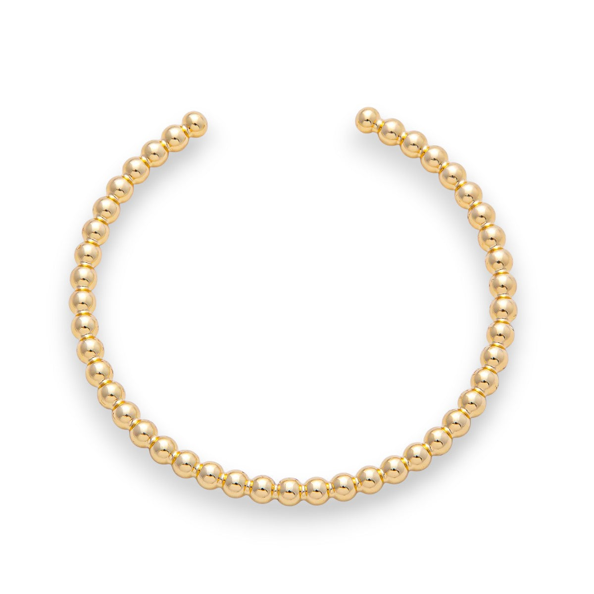 Round Beaded Bubble Cuff Bracelet BR-21WA3861