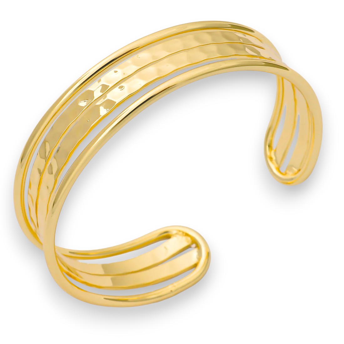 Gold Minimalist Cuff Band Bangle Bracelet BR-21WA3895