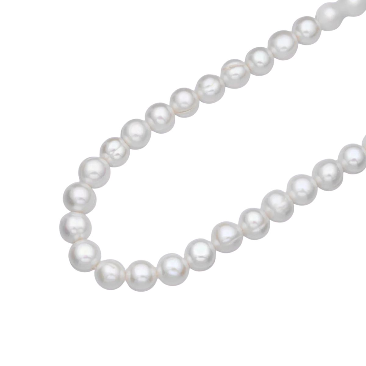 White Shell Pearl Round 16 Inch Necklace NC-21WA3171