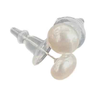 White pearl, pink pearl stud earrings EA-0249 EA-0250 EA-0251