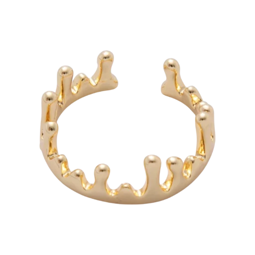 Minimalist Molten Drip Ring RI-21OA1734