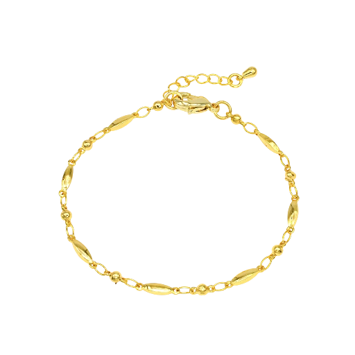Dainty Gold Tube Bracelet BR-SJ0135