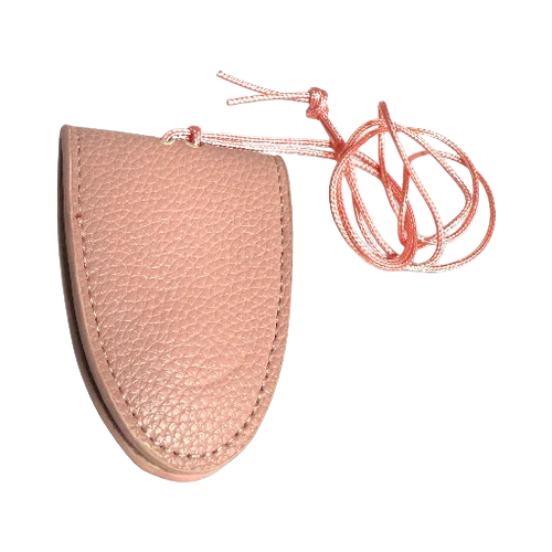PINK GLASSES LEATHER PU NECKLACE CARRIER AC-0010