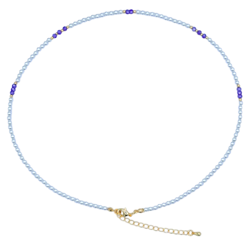 Purple Shell Pearl Gemstone Bead CN-0090