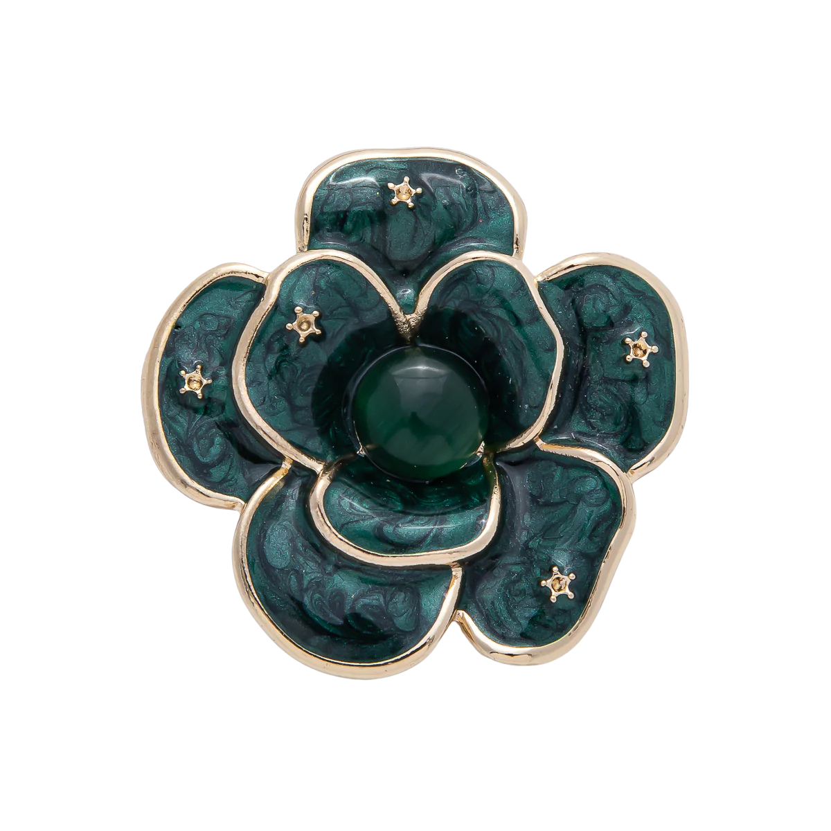 Pearlized Jumbo Blossom Flower Brooch Pin BH-21BH091 BH-21BH092