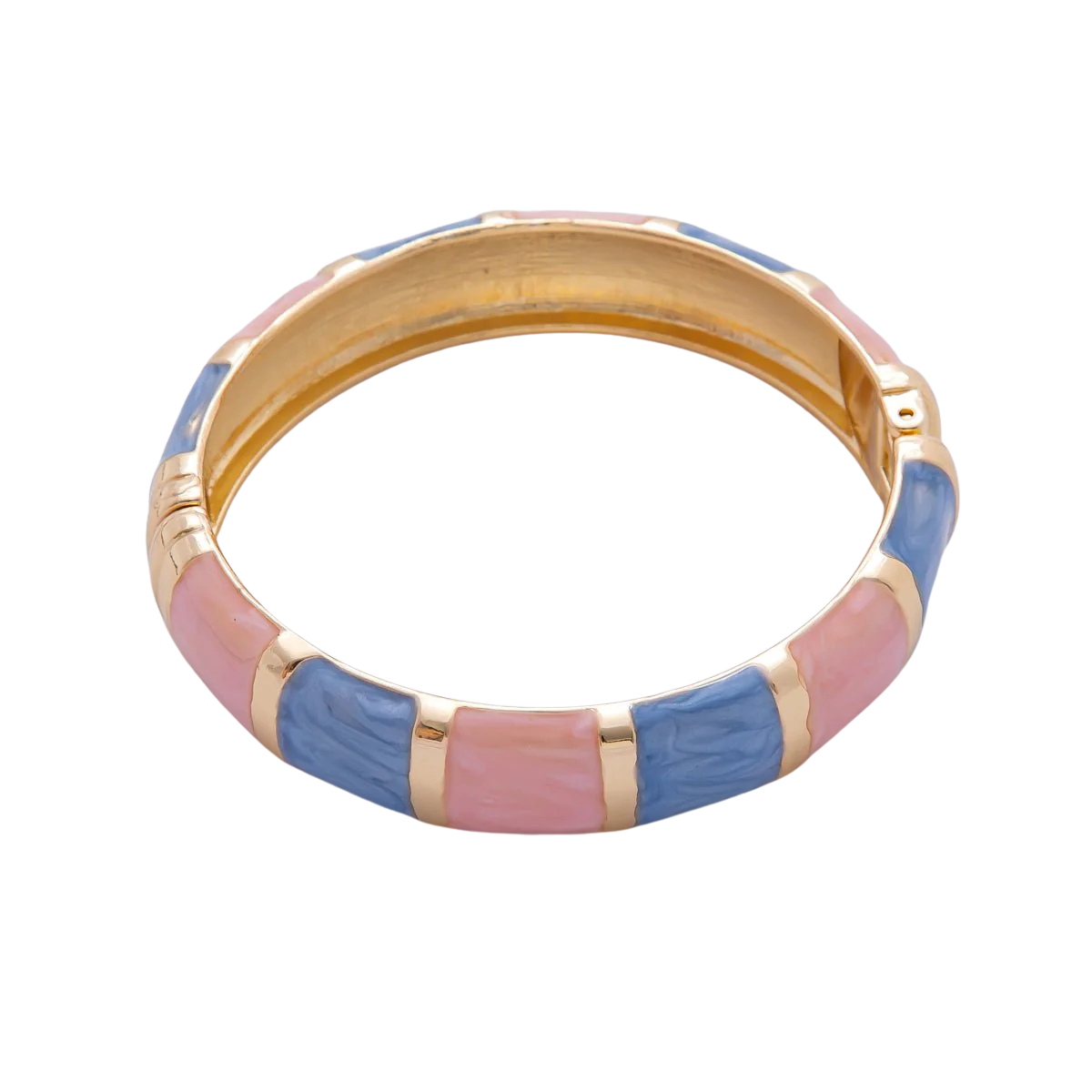 Enamel Baby Pink Blue Bangel BA-21WA3360