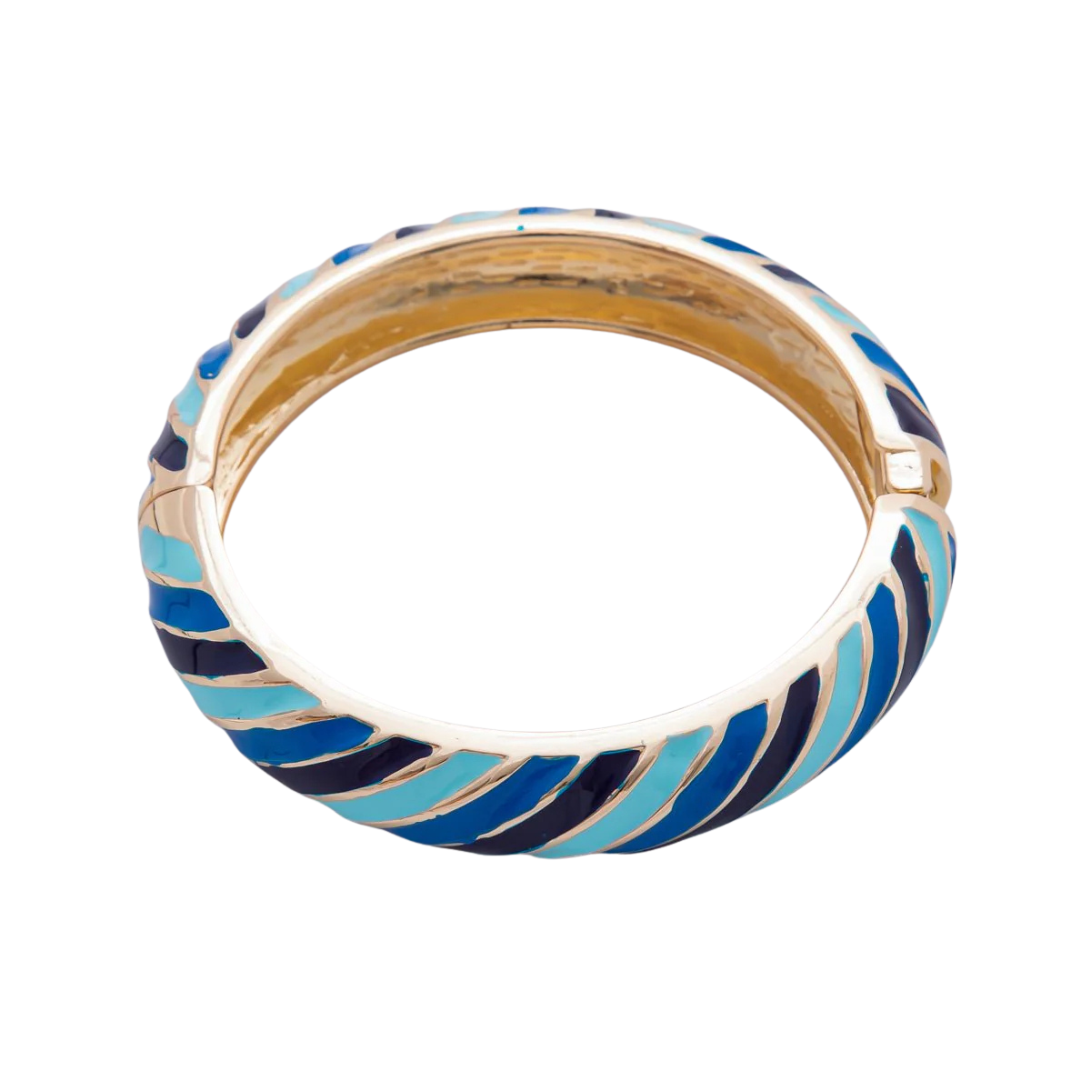 Enamel Blue and baby blue Bangel BA-21WA3334