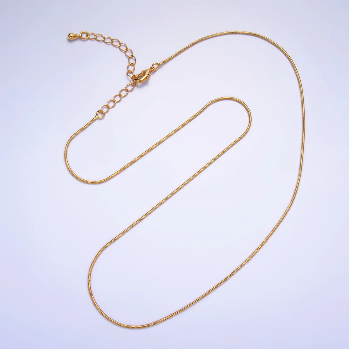 Gold Snake Chain 18 Inch Necklace NC-21WA2470