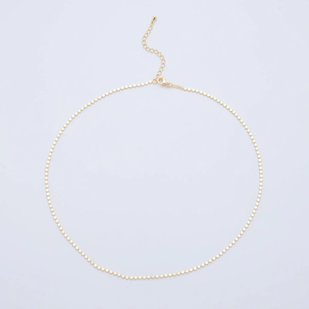 Minimalist Bead Bar Chain NC-21WA3264