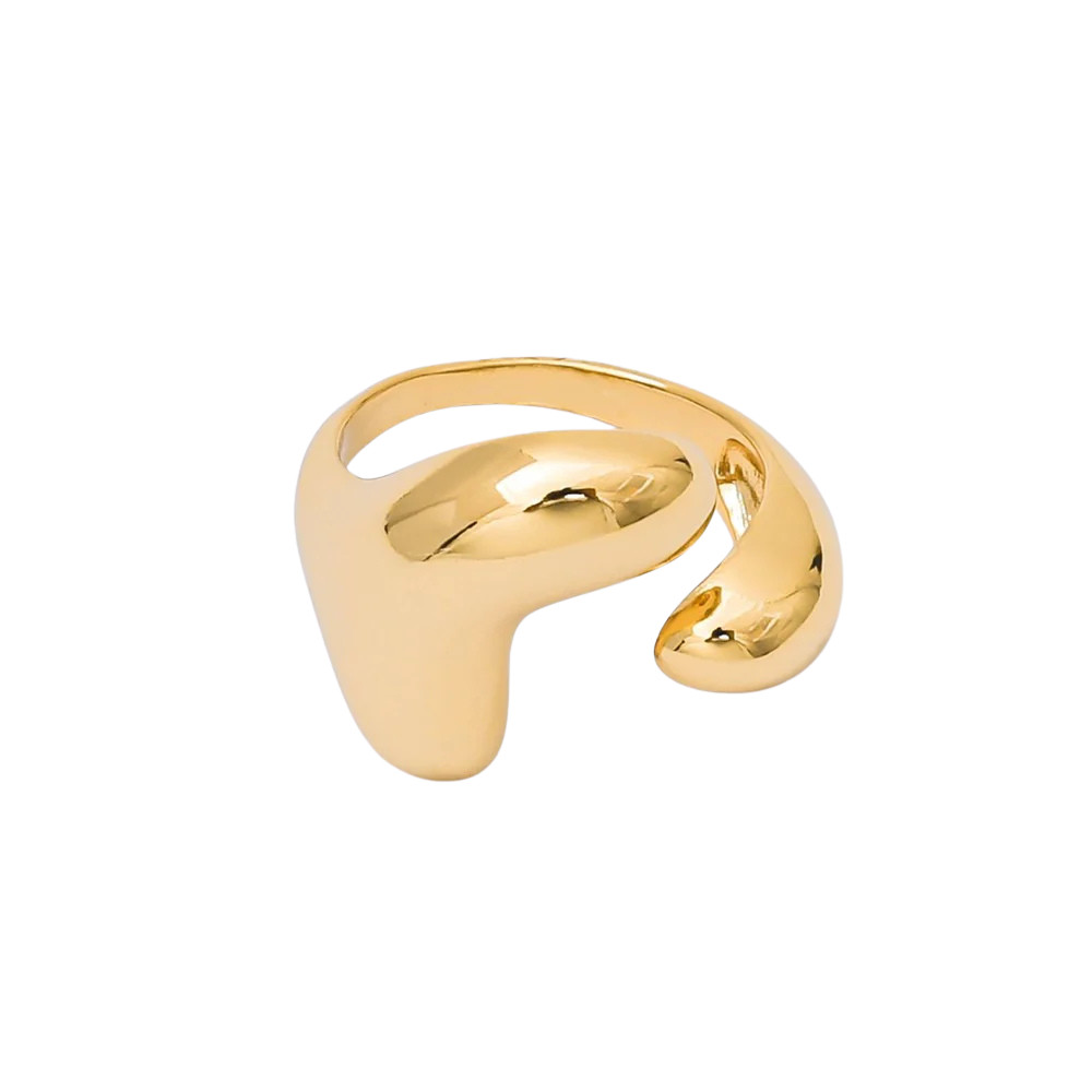 Chunky Molten Adjustable Ring