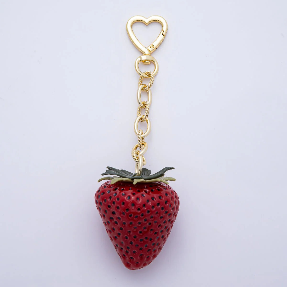 Strawberry bag charm Red, Pink, White BC-21WB187 BC-21WB189