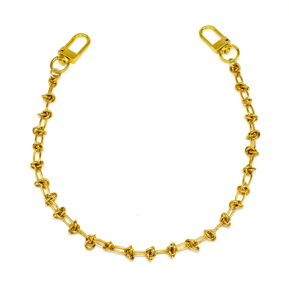 Gold Twisted Knot Bag Chain/Phone Strap PH-SJ0074