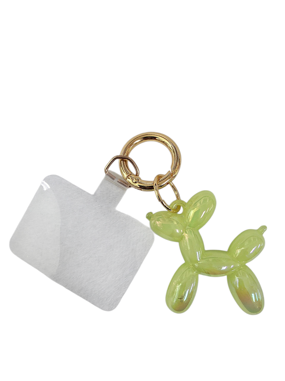Iridescent Balloon Dog Bag Charm ✦ BC-21WB2004 BC-21WB2008