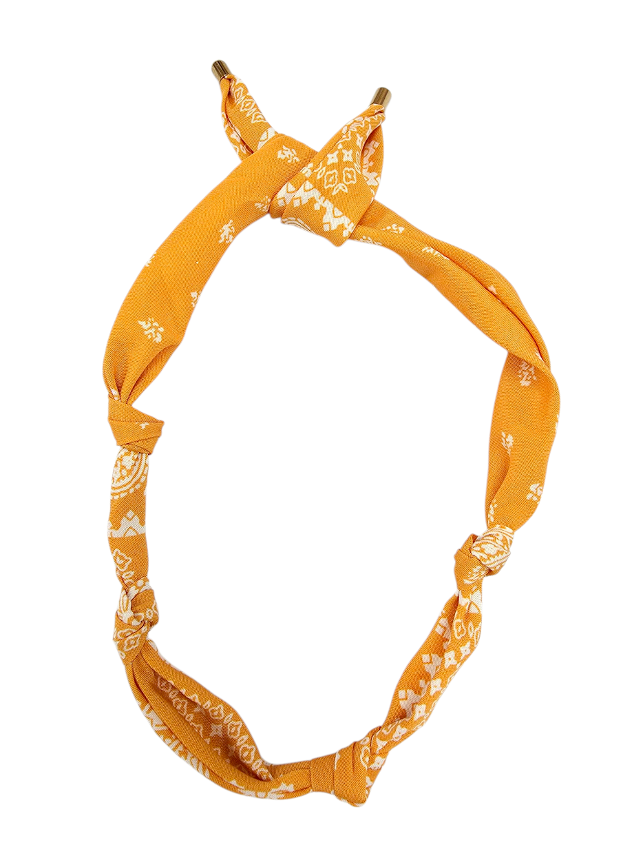 Yellow Scarf Bandanna Necklace NC-2050