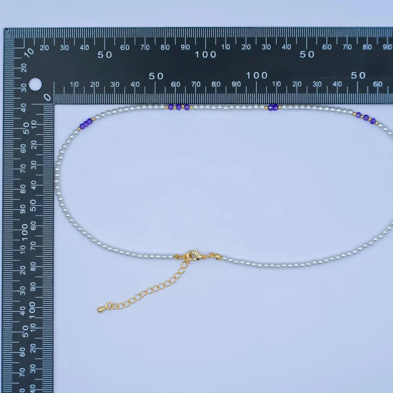 Purple Shell Pearl Gemstone Bead CN-0090