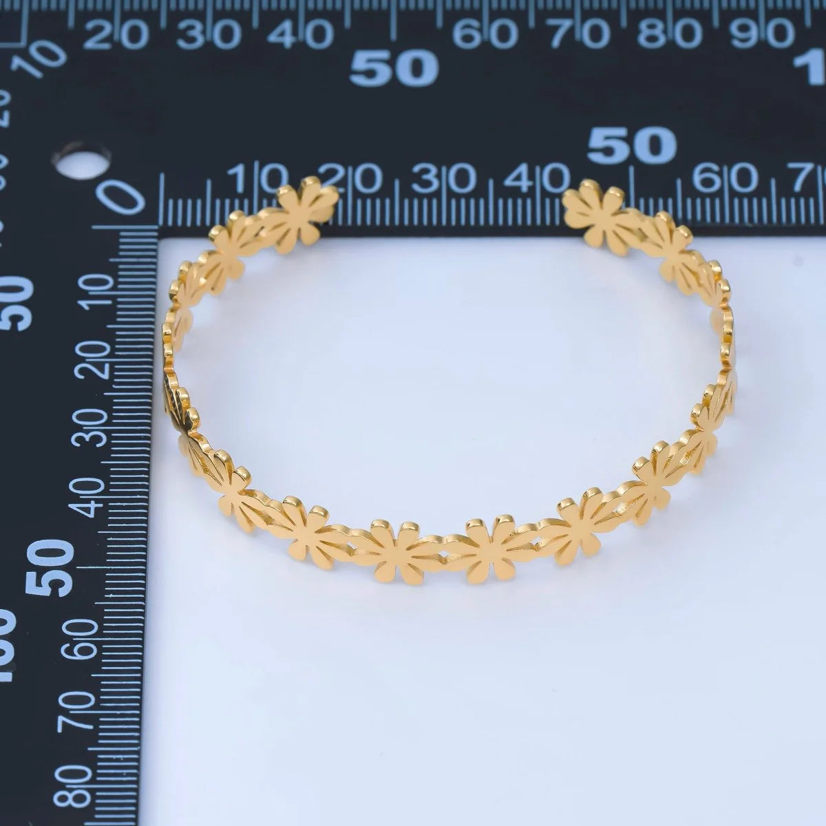 Spring Flower Garden Bangle Bracelet BR-21WA3404