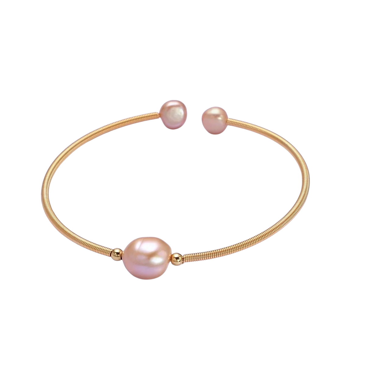 Pearl Minimalist Cuff Adjustable Bracelet